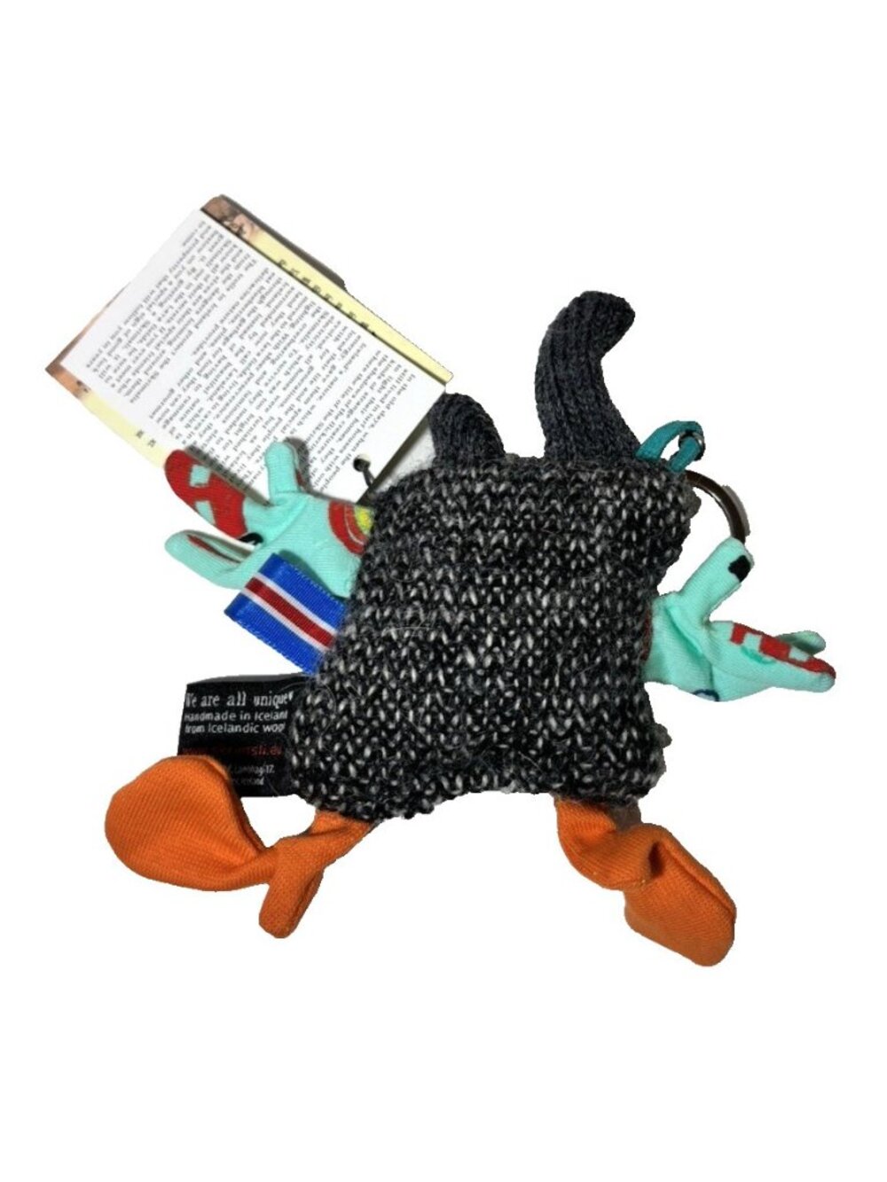 Rare! Handmade Icelandic Wool Monster "Skrimsli" Unique Stuffed Plush Toy New - Picture 5 of 5